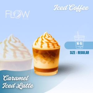 ICED CARAMEL LATTE 16 Oz