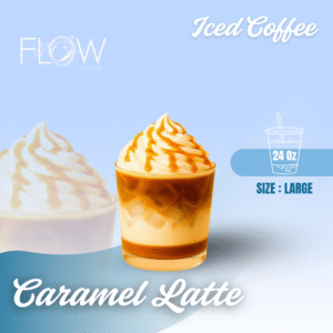 ICED CARAMEL LATTE 24 Oz