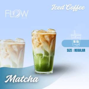 ICED MATCHA LATTE 16 Oz