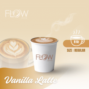 VANILLA LATTE 8 Oz